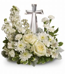 Teleflora's Divine Peace Bouquet from Swindler and Sons Florists in Wilmington, OH